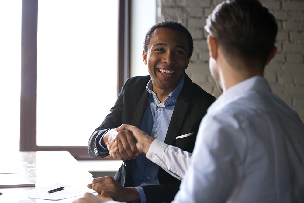 Businessmen Shaking Hands